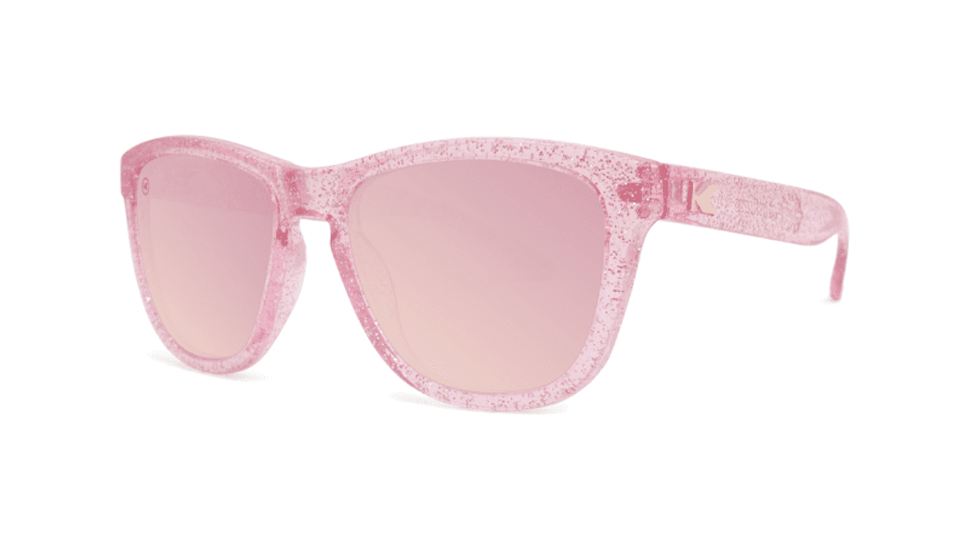 Knockaround Kids Premium Sunglasses - Pink Sparkle - Wander Outdoors