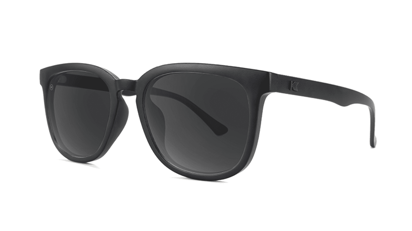 Knockaround Paso Robles Sunglasses - Black on Black / Smoke - Wander Outdoors