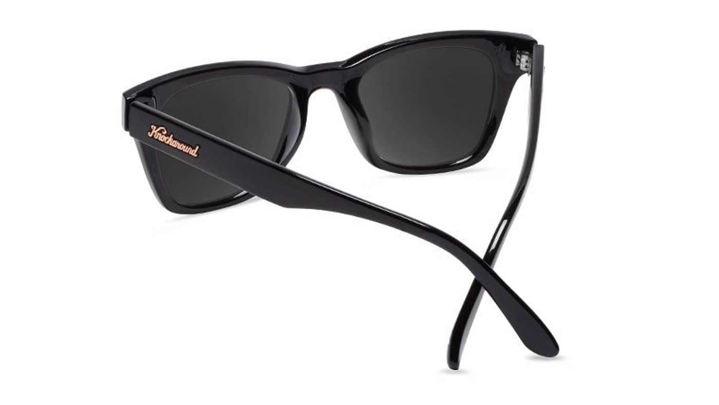 Knockaround Seventy Nines Sunglasses - Glossy Black / Peach - Wander Outdoors