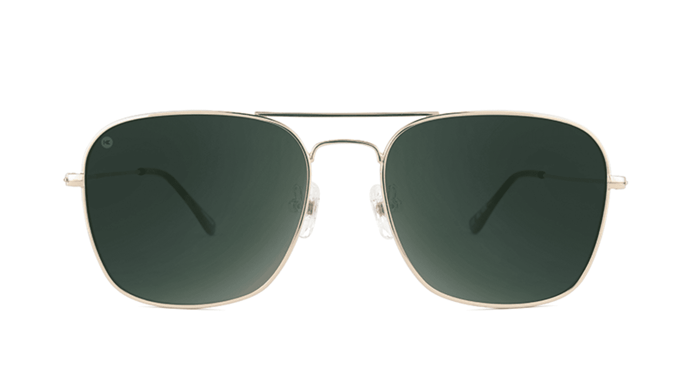 Knockaround Mount Evans Sunglasses - Gold / Aviator Green - Wander Outdoors