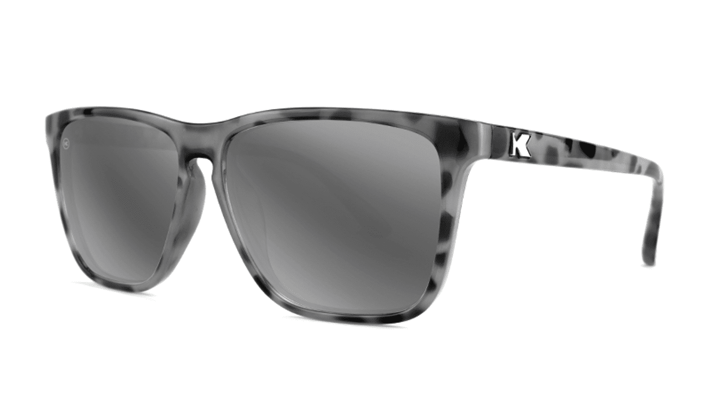 Knockaround Fast Lanes Sunglasses - Granite Tortoise Shell / Silver Smoke - Wander Outdoors