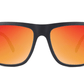 Knockaround Torrey Pines Sunglasses - Matte Black / Red Sunset - Wander Outdoors