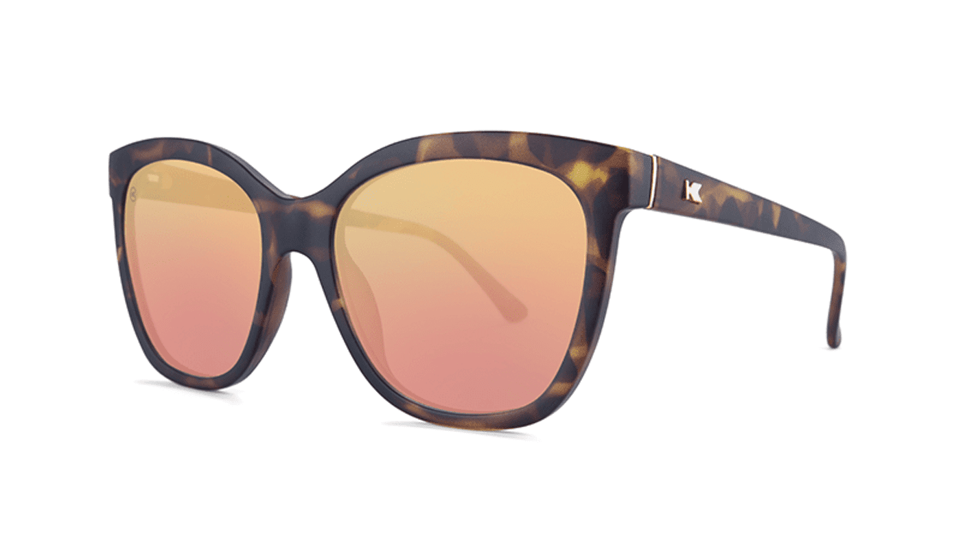 Knockaround Deja Views Sunglasses - Matte Tortoise Shell / Rose Gold - Wander Outdoors