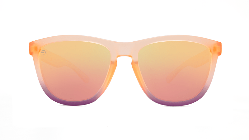 Knockaround Premium Sunglasses - Frosted Rose Quartz Fade / Rose - Wander Outdoors