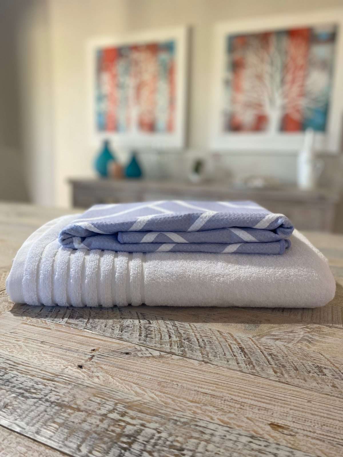 Newlyfe Blue Bath Towel - Wander Outdoors