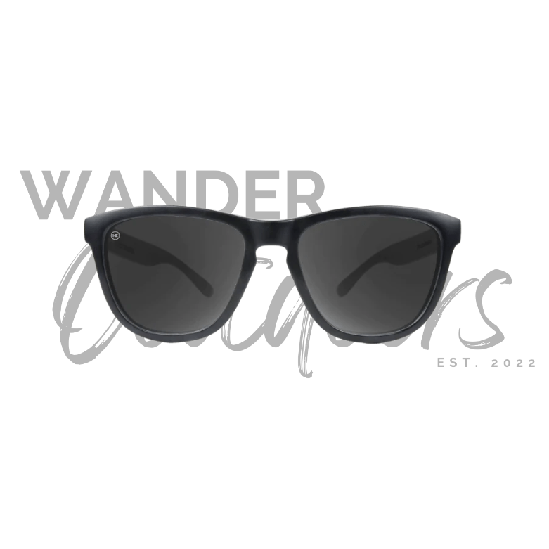 Knockaround Premium Sunglasses - Black on Black / Smoke - Wander Outdoors