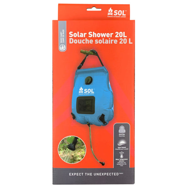 SOL Solar Shower 20L - Wander Outdoors