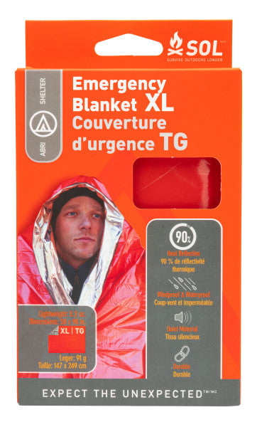 SOL Emergency Blanket XL - Wander Outdoors